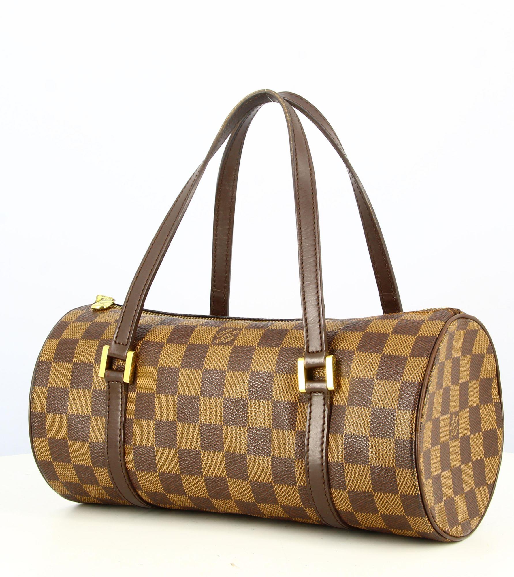 Women's or Men's 2003 Louis Vuitton Handbag Papillon Damier Ebene For Sale