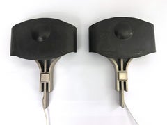 2003 Modern Steel Pair of Wall Sconces Designed by Juan Montoya