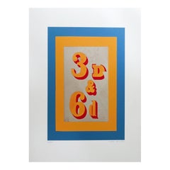2003 Peter Blake - 3D & 6D - Motiv 10 Original signierter Kunstdruck