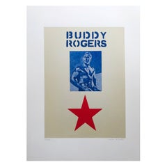 2003 Peter Blake - Buddy Rogers - Motiv 10 Original signierter Kunstdruck