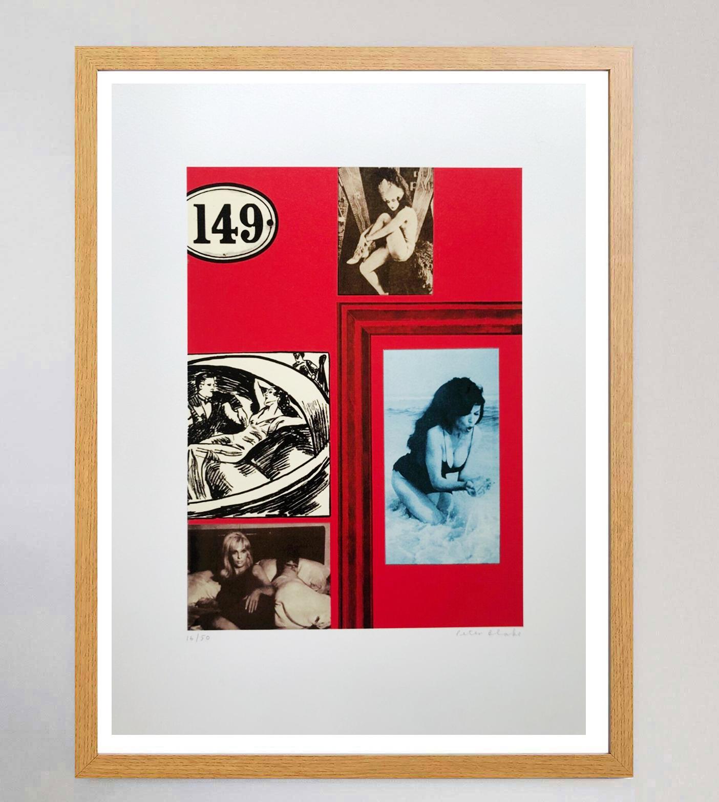 2003 Peter Blake – Sowjetische Collage – Motiv 10 Original signierter Kunstdruck (Englisch) im Angebot