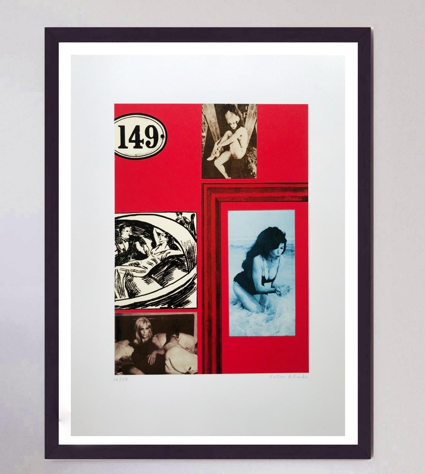 2003 Peter Blake – Sowjetische Collage – Motiv 10 Original signierter Kunstdruck (21. Jahrhundert und zeitgenössisch) im Angebot