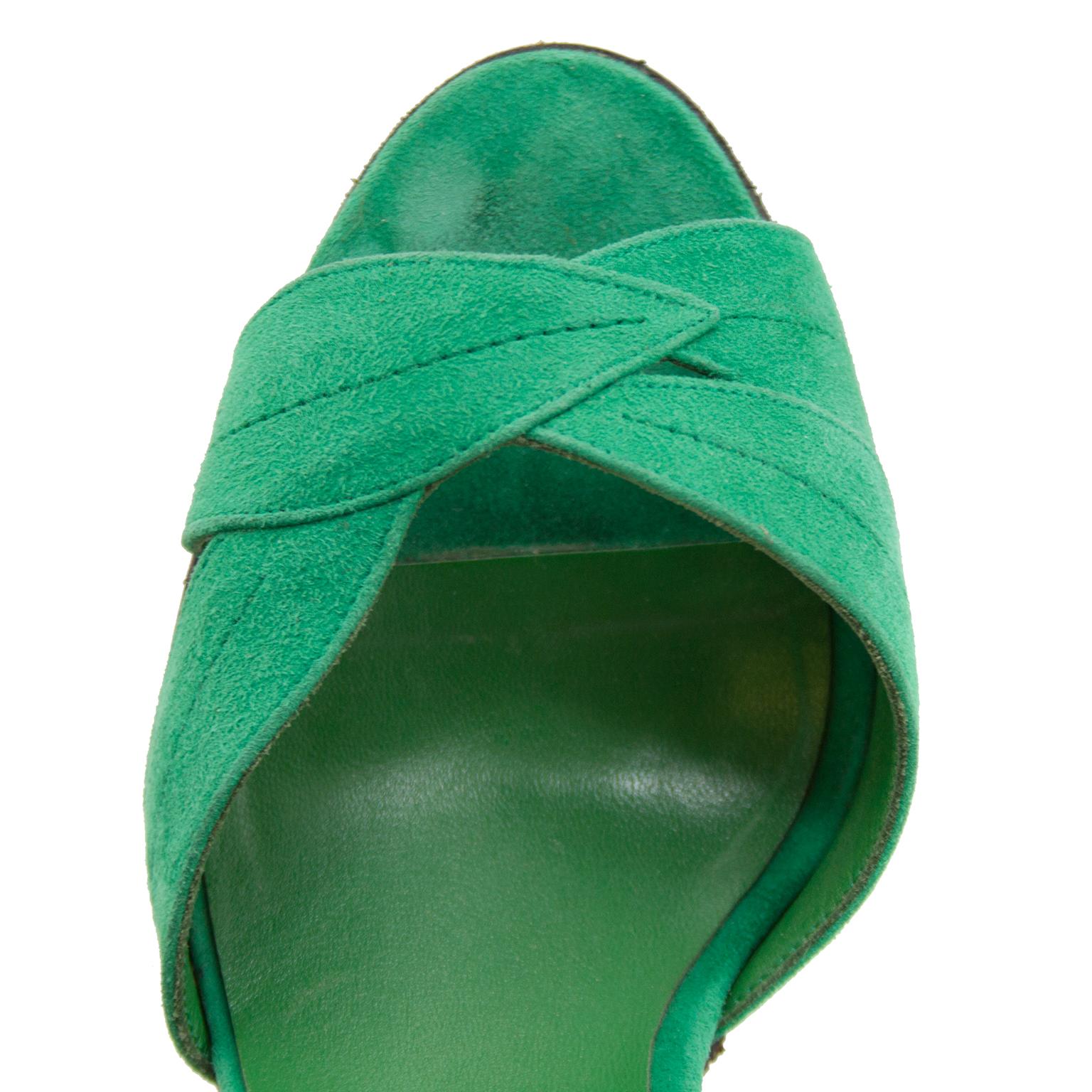 manolo blahnik shoes green