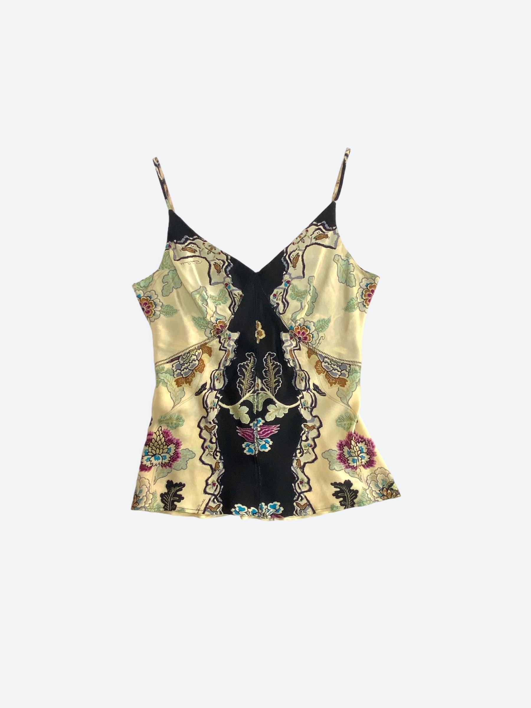 Women's 2003 Roberto Cavalli 3 piece gold silk set (top, shirt and maxi skirt) For Sale