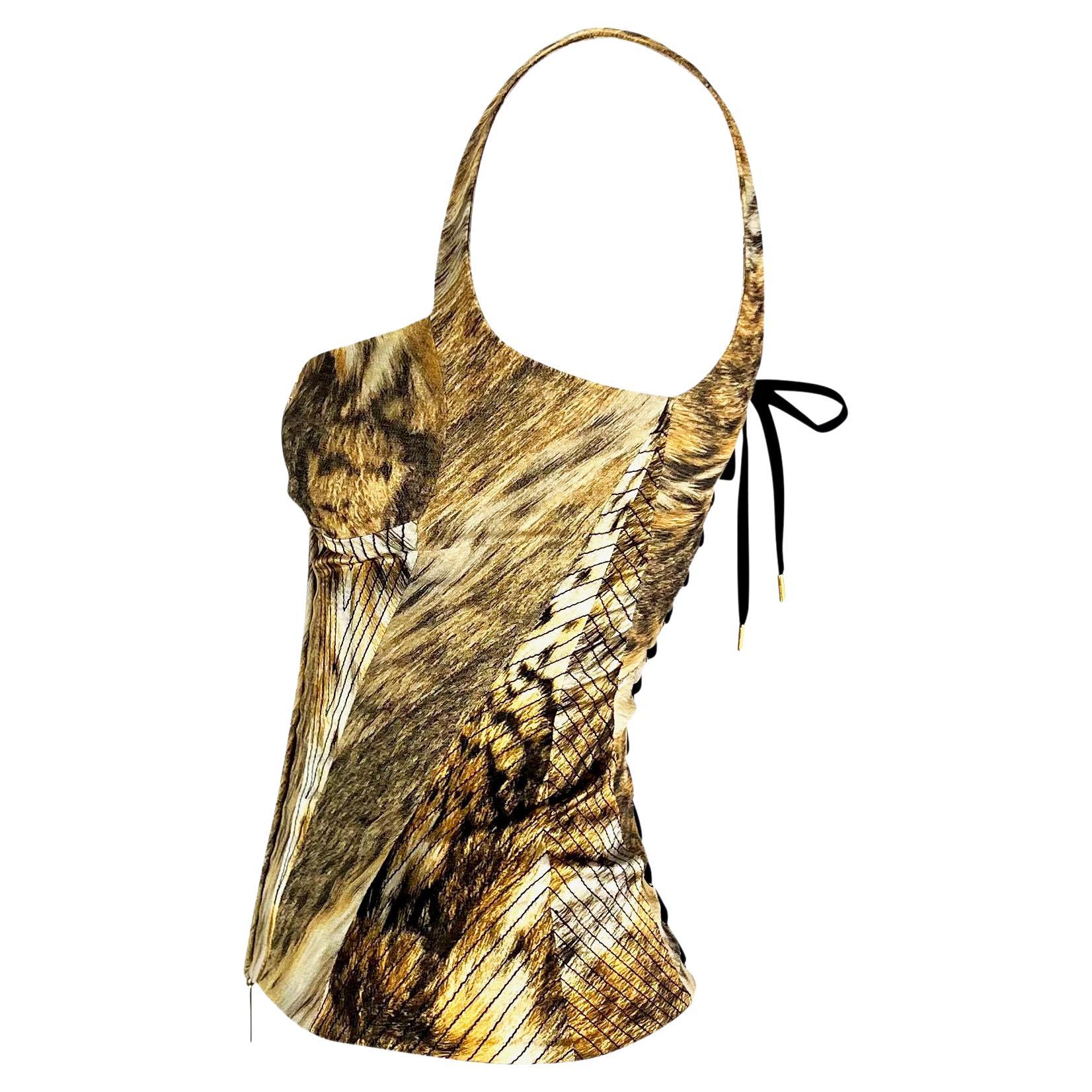 leopard print corset top
