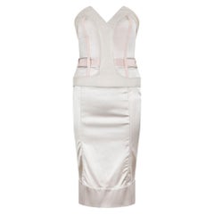 2003 Runway Stella McCartney Pink Satin Corset Dress