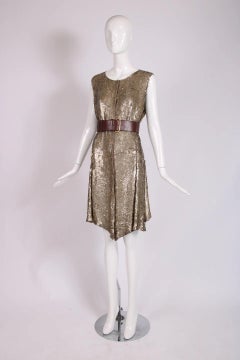 2003 S/S Alexander McQueen Sleeveless Sequin Dress