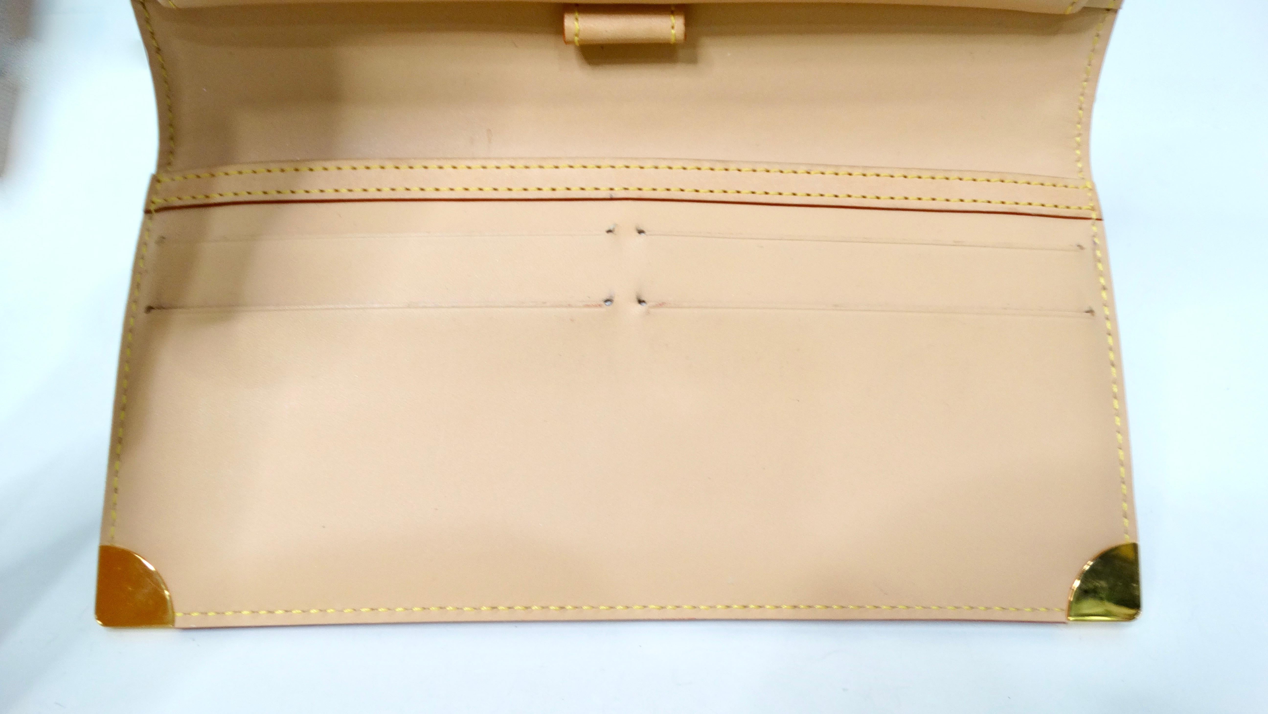2003 Takashi Murakami x Louis Vuitton Porte Tresor Black Multicolor Wallet For Sale 3