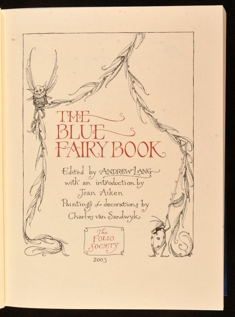 British 2003 The Blue Fairy Book For Sale