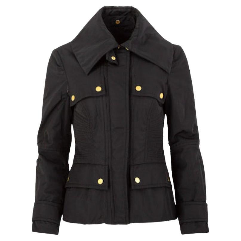 Men's Gucci by Tom Ford black leather pleated jacket, fw 1999 at 1stDibs