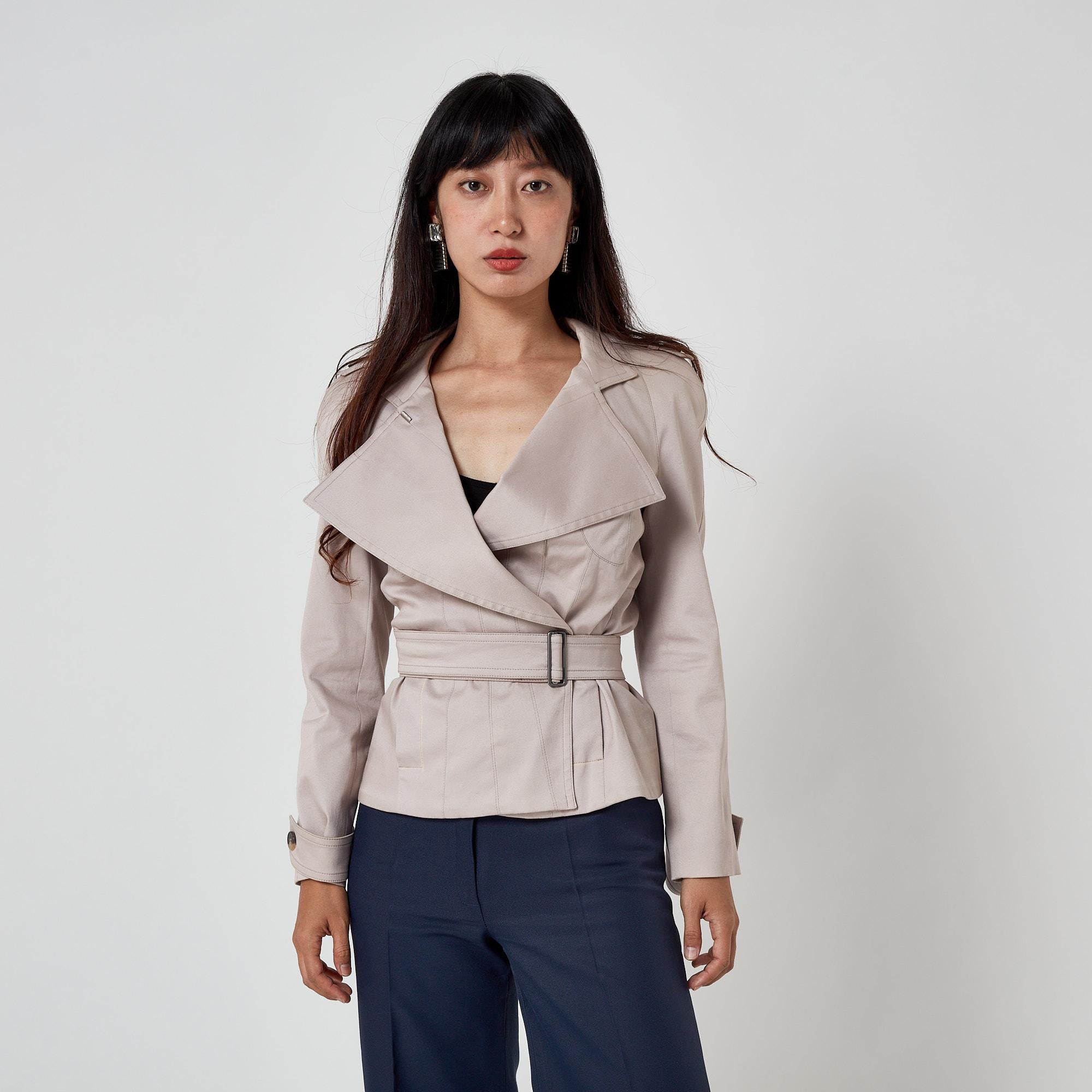 2003 Tom Ford for Yves Saint Laurent Belted Jacket For Sale 3