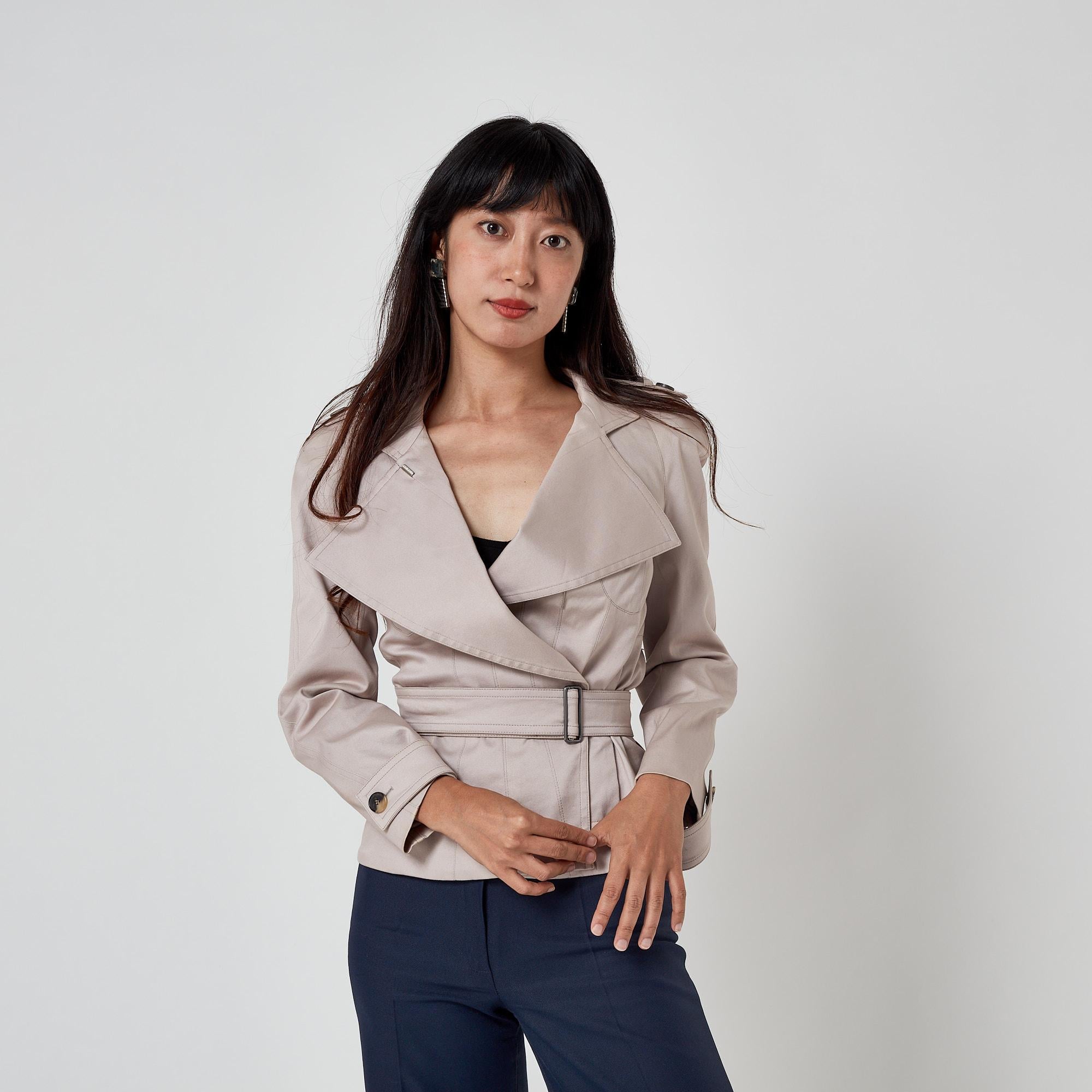 2003 Tom Ford for Yves Saint Laurent Belted Jacket For Sale 4