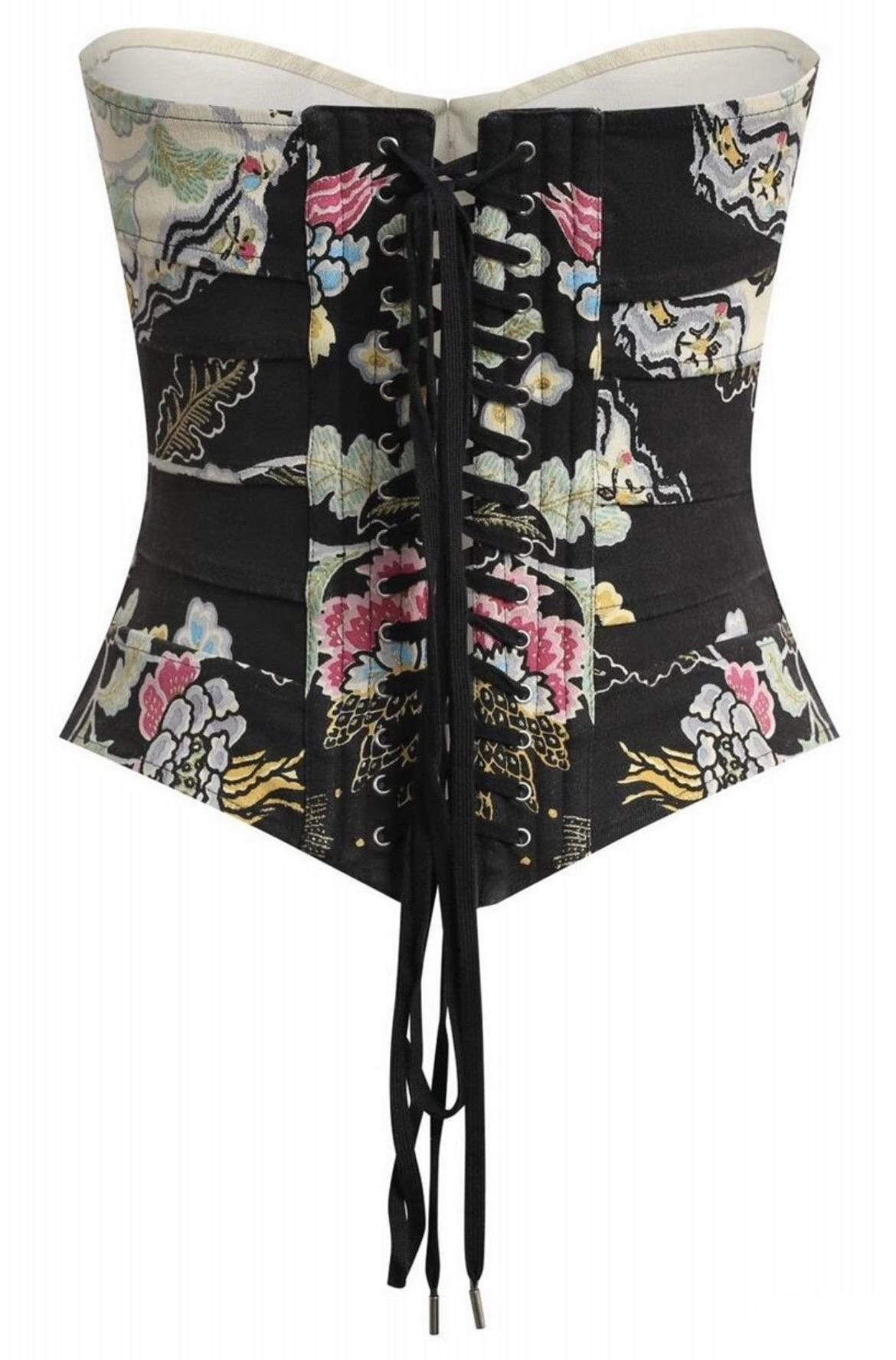 Vintage Roberto Cavalli corset
Size S
Cotton
Made in Italy 
Excellent condition
Circa 2003