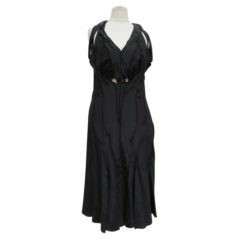 2003 Vintage Tom Ford for Yves Saint Laurent Dress Silk in Black For ...