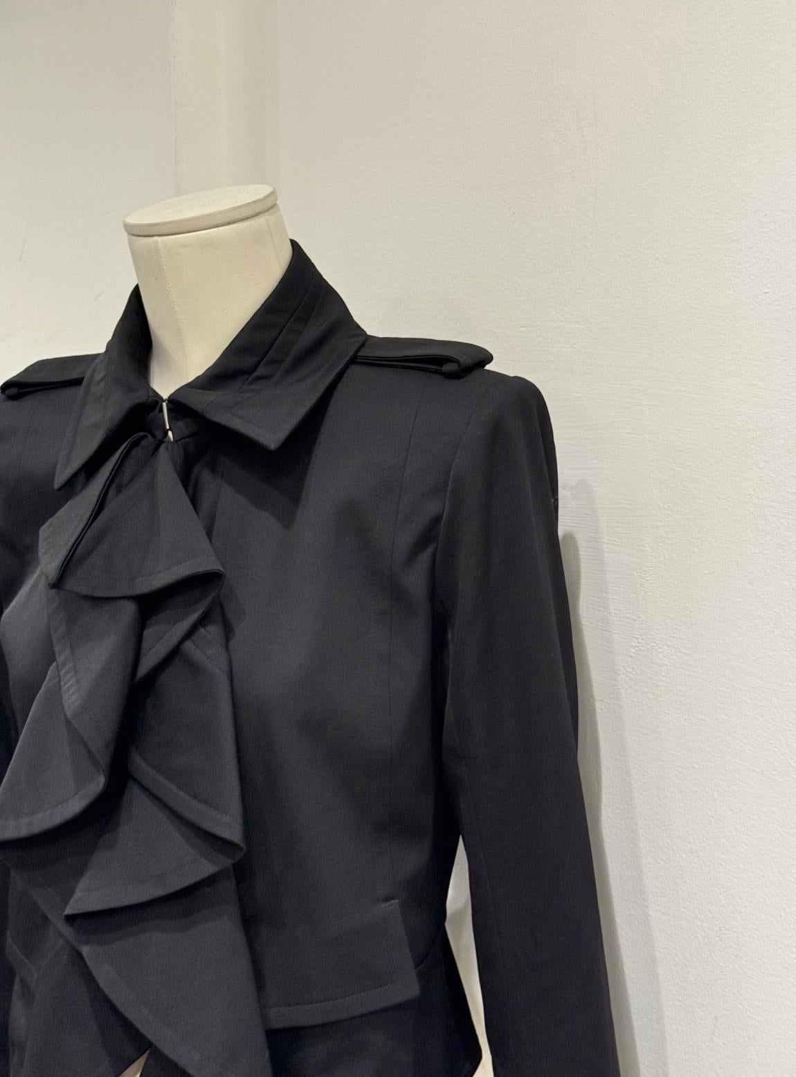 2003 Yves Saint Laurent by Tom Ford runway ruffle jacket (veste à volants) Pour femmes en vente