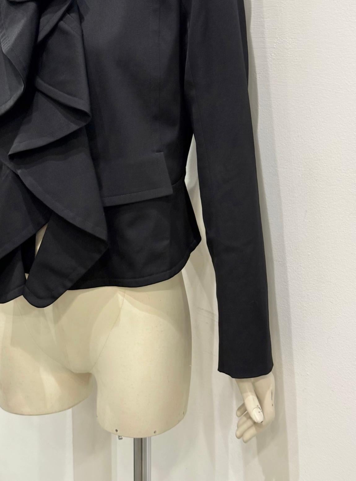 2003 Yves Saint Laurent by Tom Ford runway ruffle jacket (veste à volants) en vente 2