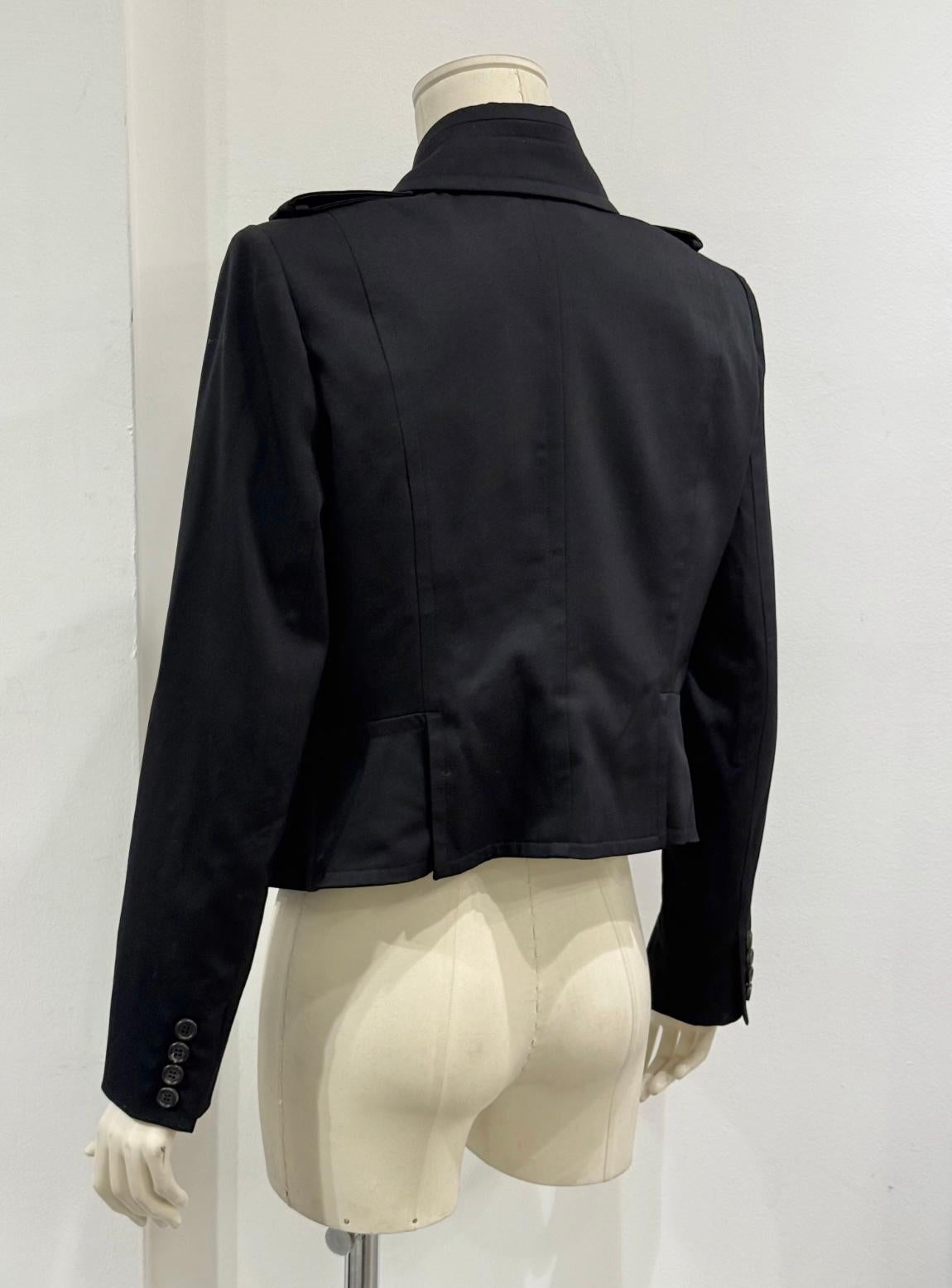 2003 Yves Saint Laurent by Tom Ford runway ruffle jacket (veste à volants) en vente 4