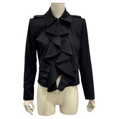 2003 Yves Saint Laurent by Tom Ford runway ruffle jacket