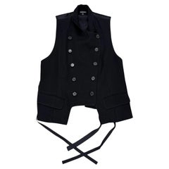 2004 Ann Demeulemeester asymmetric vest