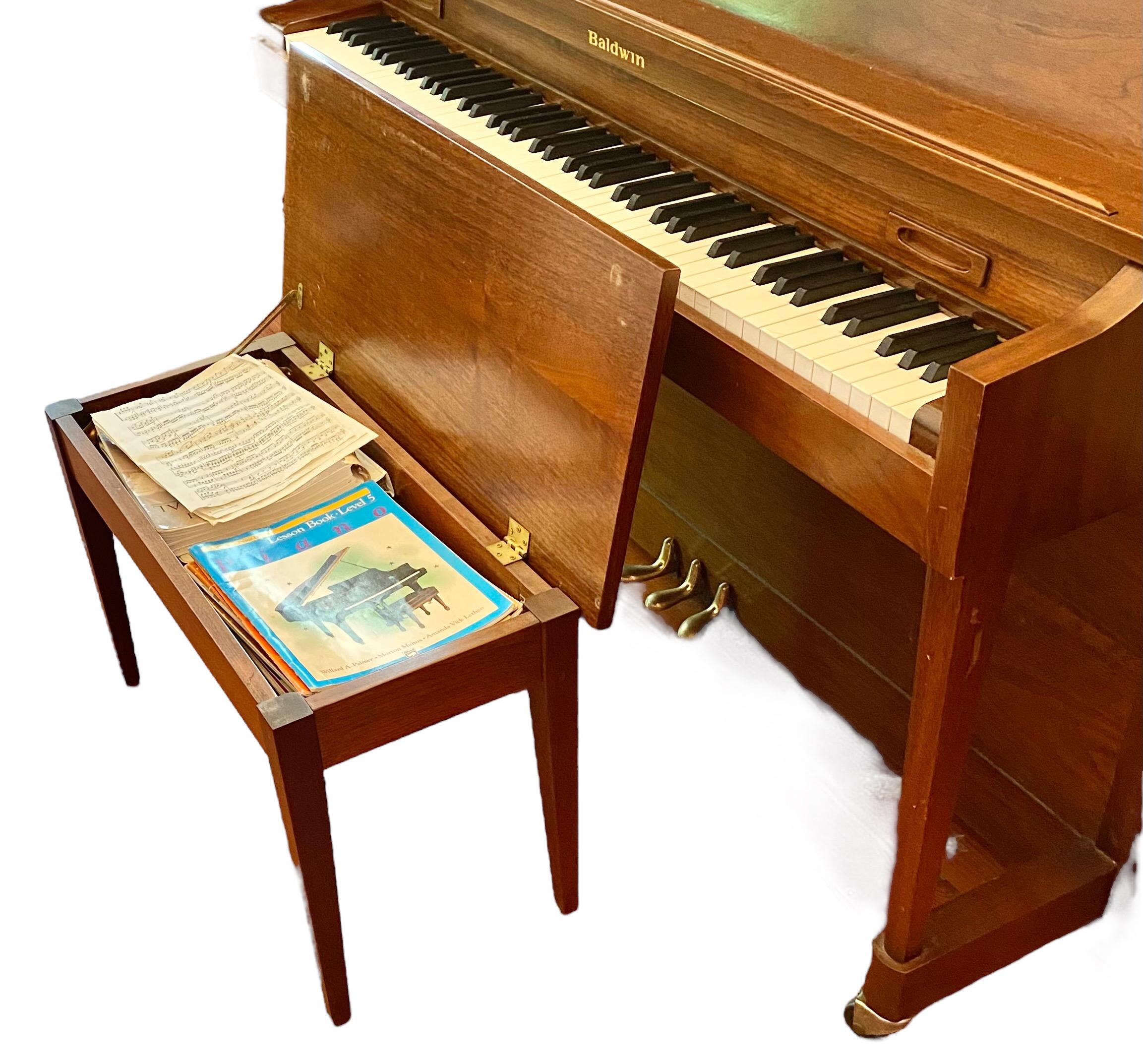 baldwin upright piano dimensions