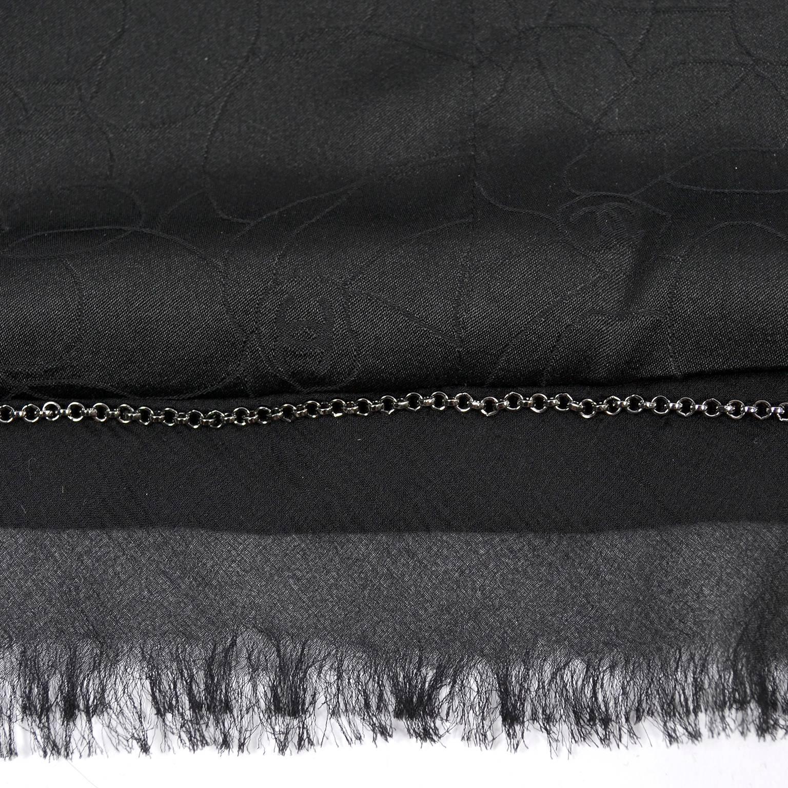 2004 Black Silk & Wool Chanel Jacket Ruching W Frayed Edges New w/ Tag 04 Sz 38 8