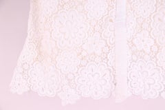 2004 Chanel 04P Lace Skirt