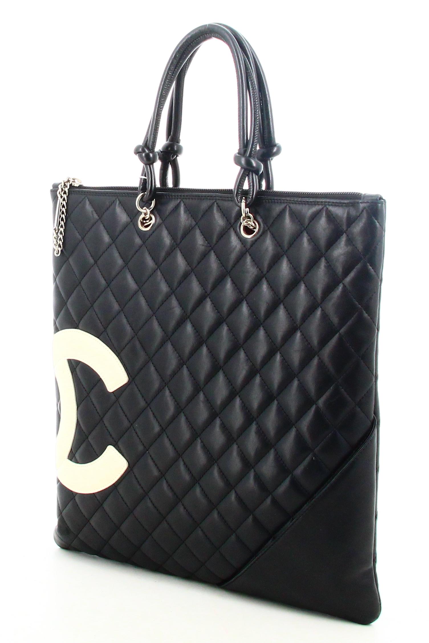 Women's 2004 Chanel Cambon Bag Flat Tote Line