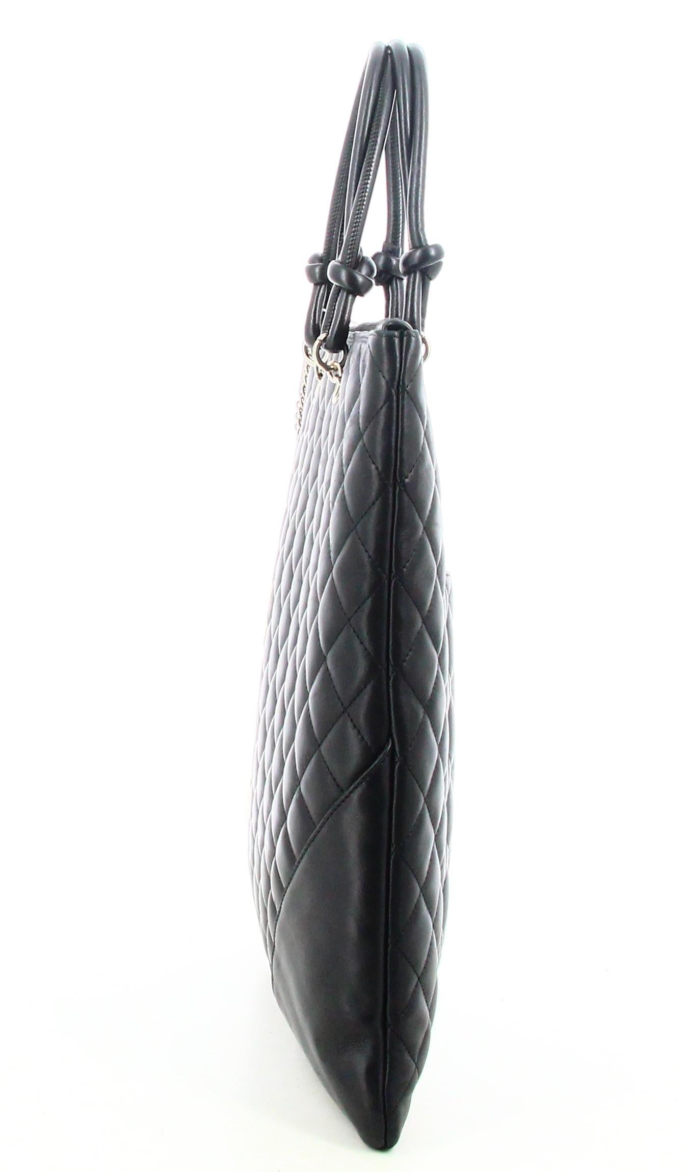 2004 Chanel Cambon Bag Flat Tote Line 1