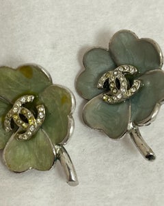 2004 Chanel Clover Earrings