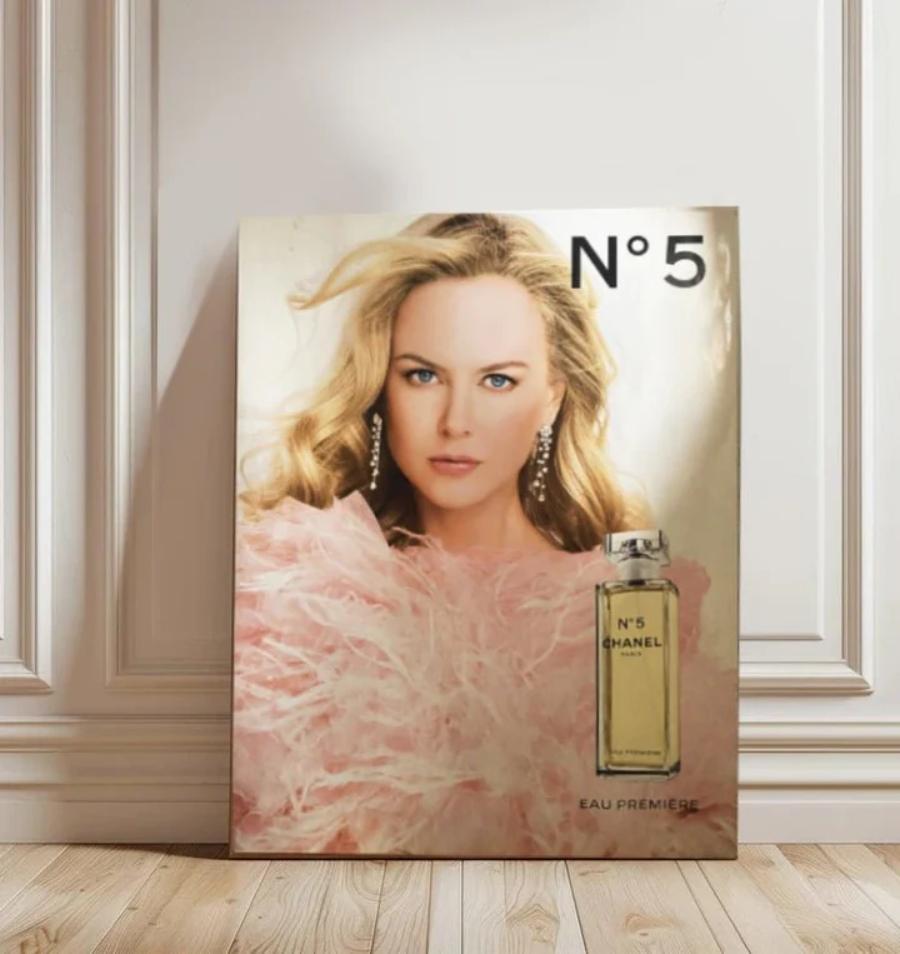 Pubblicità in cartone originale del 2004 di Chanel N°5 dal mini film pubblicitario 