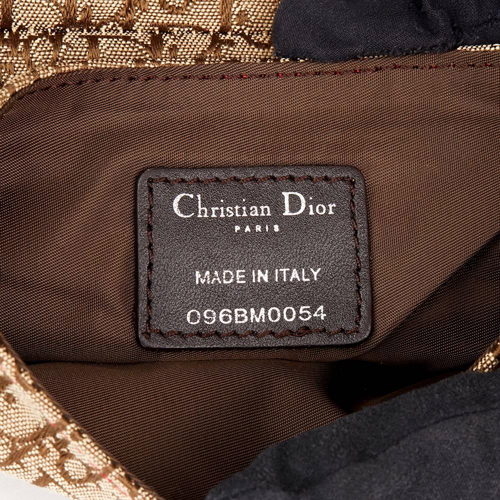 Christian Dior Brown Monogram Canvas Rasta Saddle Belt Bag, 2004  4