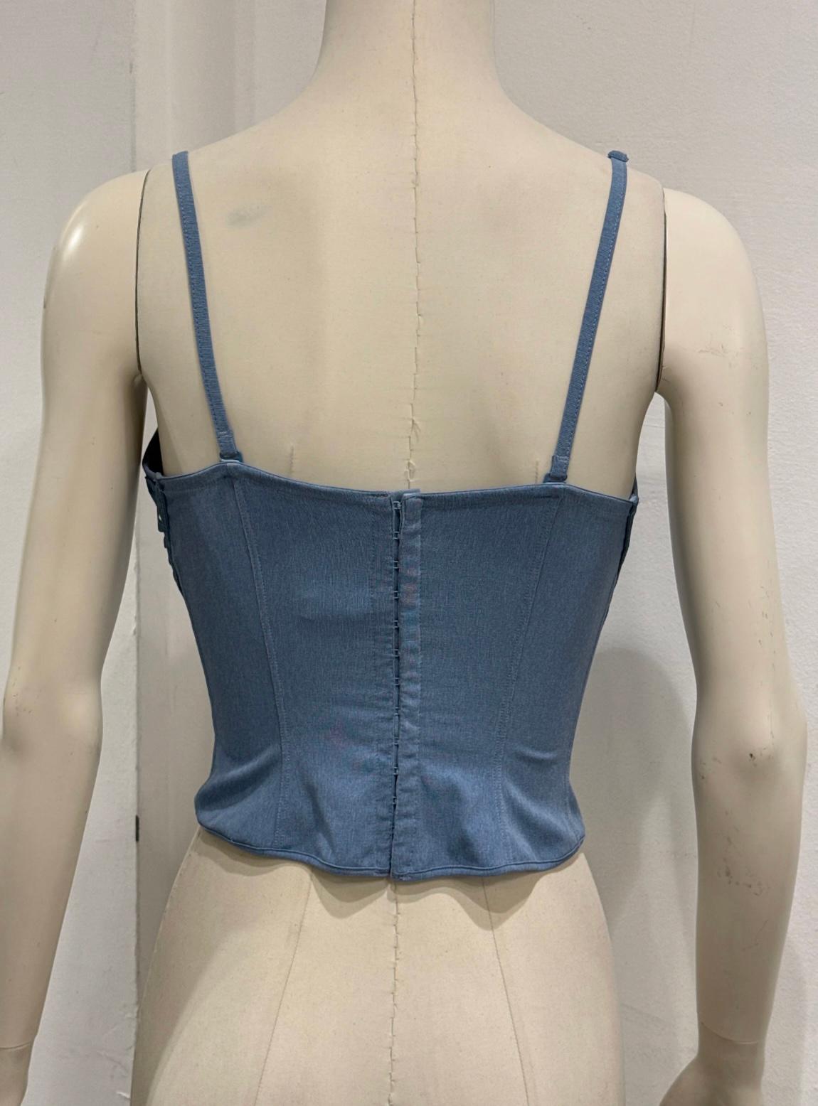 top corsé con cordones 2004 Christian Dior by Galliano en venta 1
