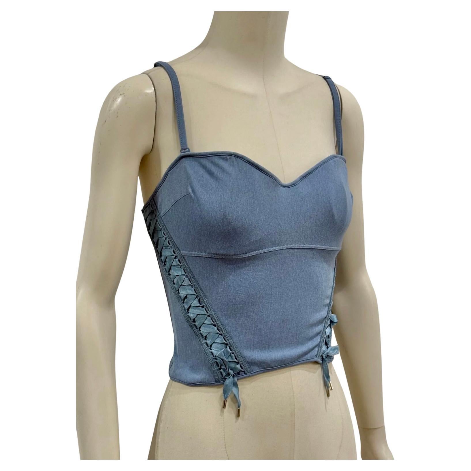 top corsé con cordones 2004 Christian Dior by Galliano