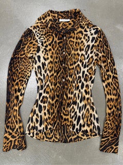 2004 Christian Dior by John Galliano for John Galliano for John Galliano for Christian Dior for Christian Dior for John Galliano for Christian Dior for John Galliano print shirt