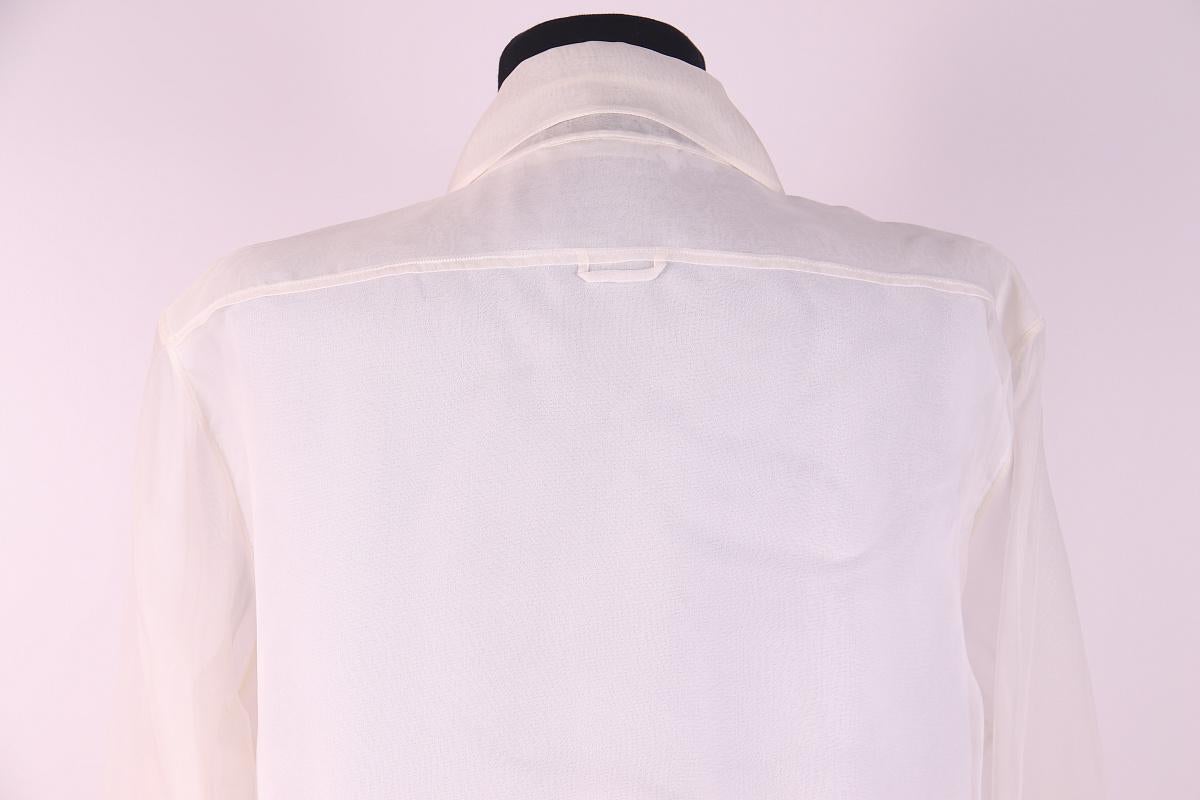 2004 Christian Dior Fall 2004 Ready-to-Wear Silk Blouse For Sale 6