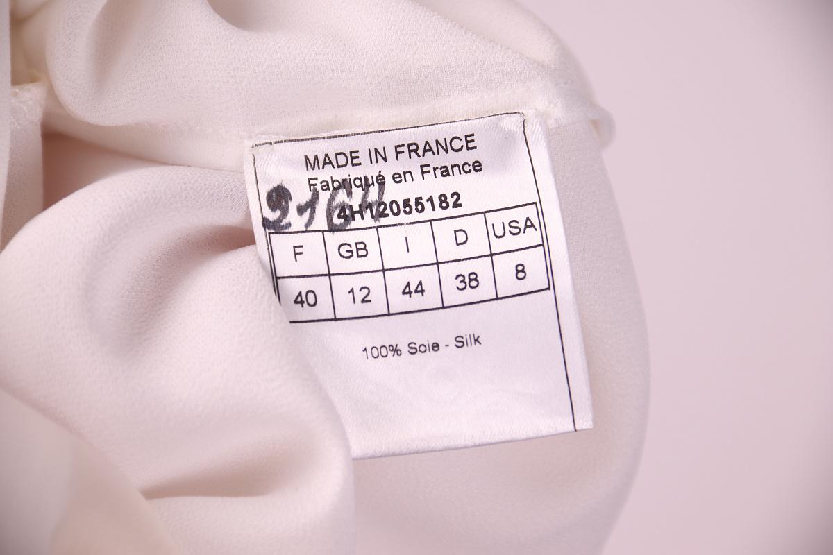 2004 Christian Dior Fall 2004 Ready-to-Wear Silk Blouse For Sale 1