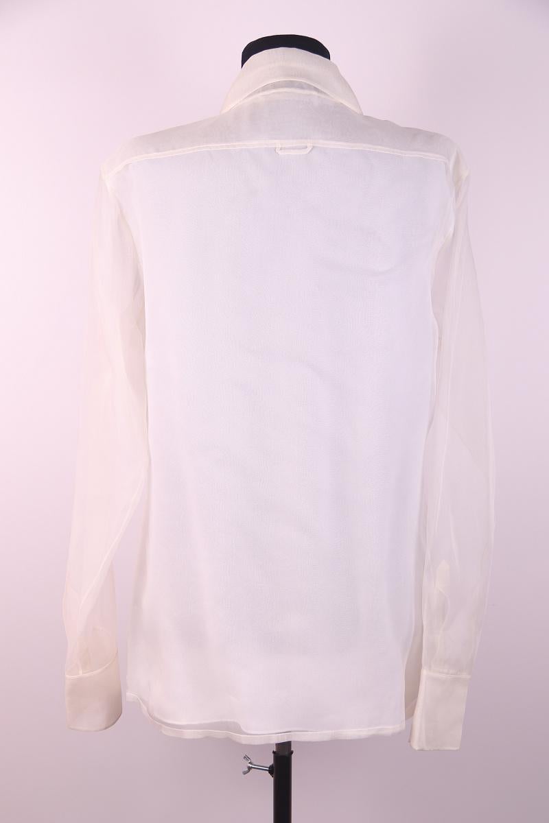 2004 Christian Dior Fall 2004 Ready-to-Wear Silk Blouse For Sale 4