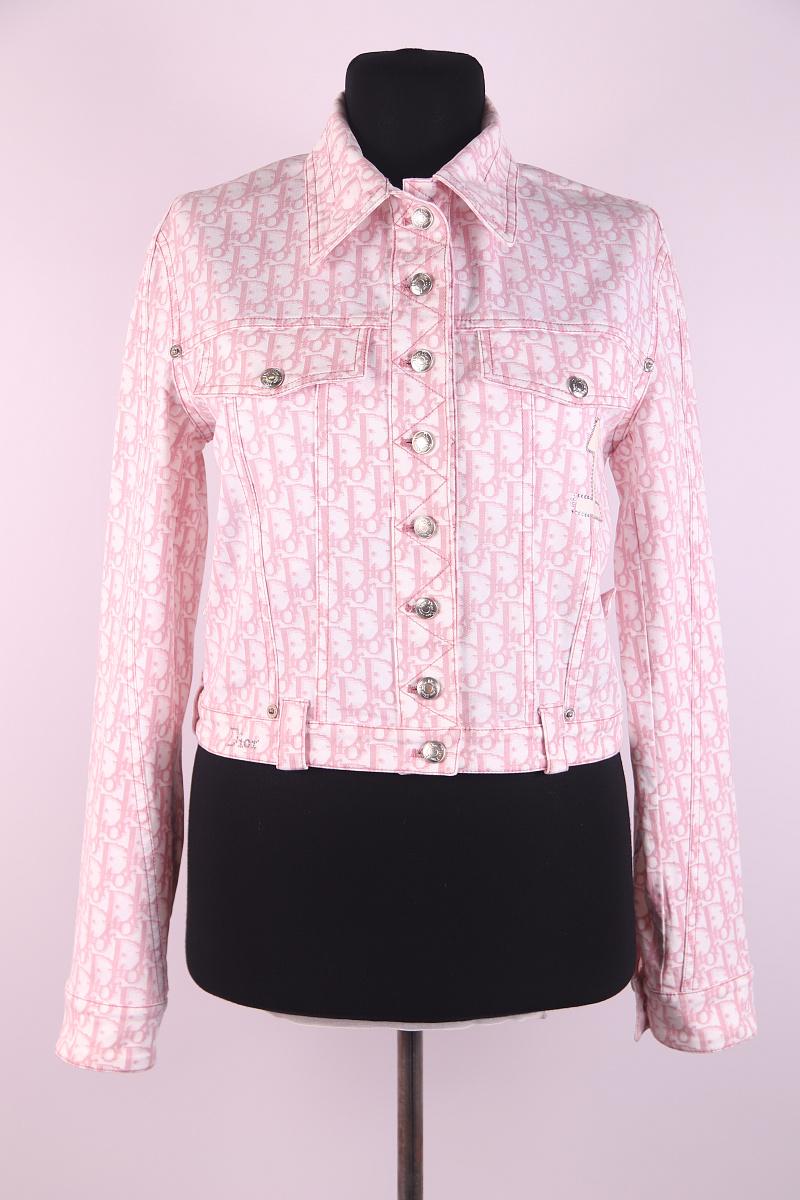 2004 Christian Dior Galliano Monogram Denim Suit For Sale 4