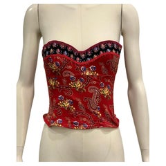 Top corsé paisley Christian Dior 2004
