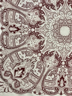2004 Cruise Gucci by Tom Ford Paisley Bandana Creme Scarf