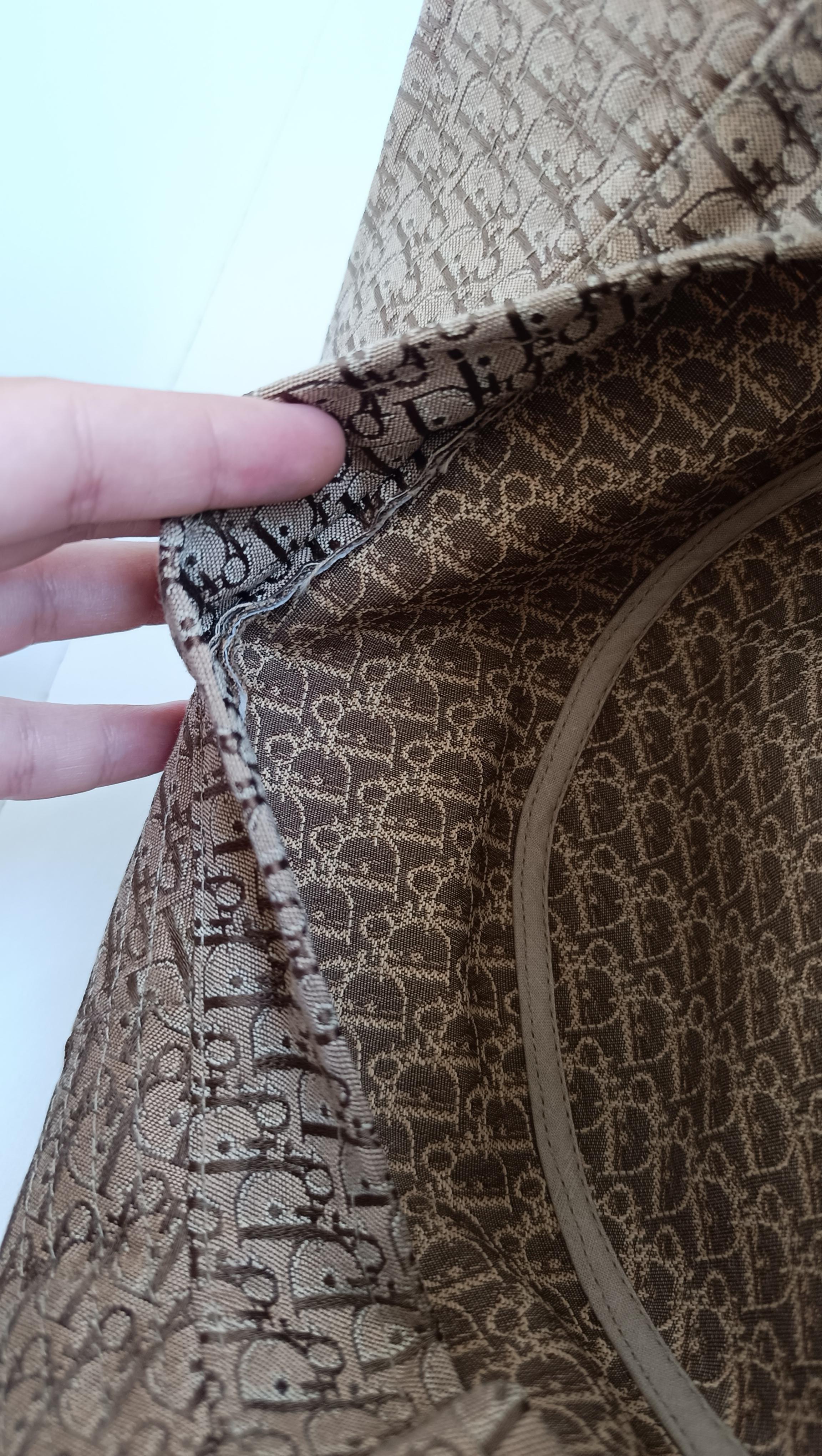 Dior Galliano Oblique Jacquard Bucket Hat Diorissimo Trotter 2004 10