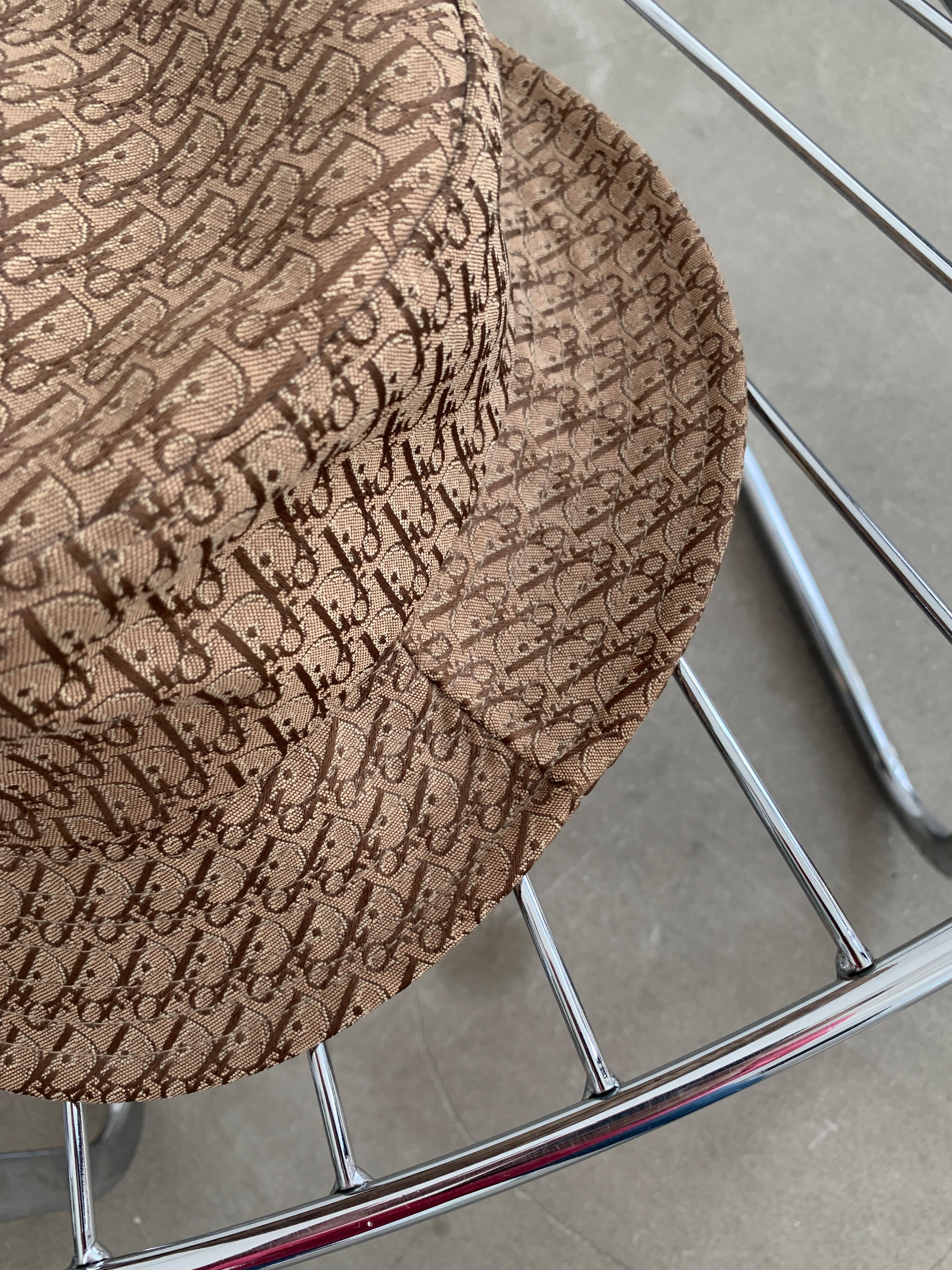 Dior Galliano Oblique Jacquard Bucket Hat Diorissimo Trotter 2004 11