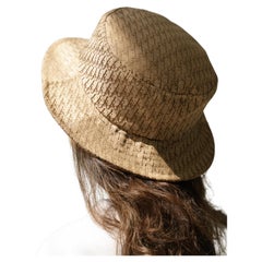 Dior Galliano Oblique Jacquard Bucket Hat Diorissimo Trotter 2004