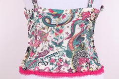 2004 Dior Tattoo Logo Corset Corset top Gitane collection