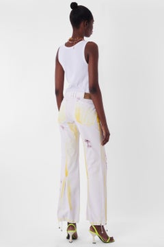 2004 Distressed Hand Painted Jeans