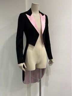 2004 Dolce & Gabbana satin tailcoat blazer