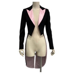 2004 Dolce & Gabbana satin tailcoat blazer
