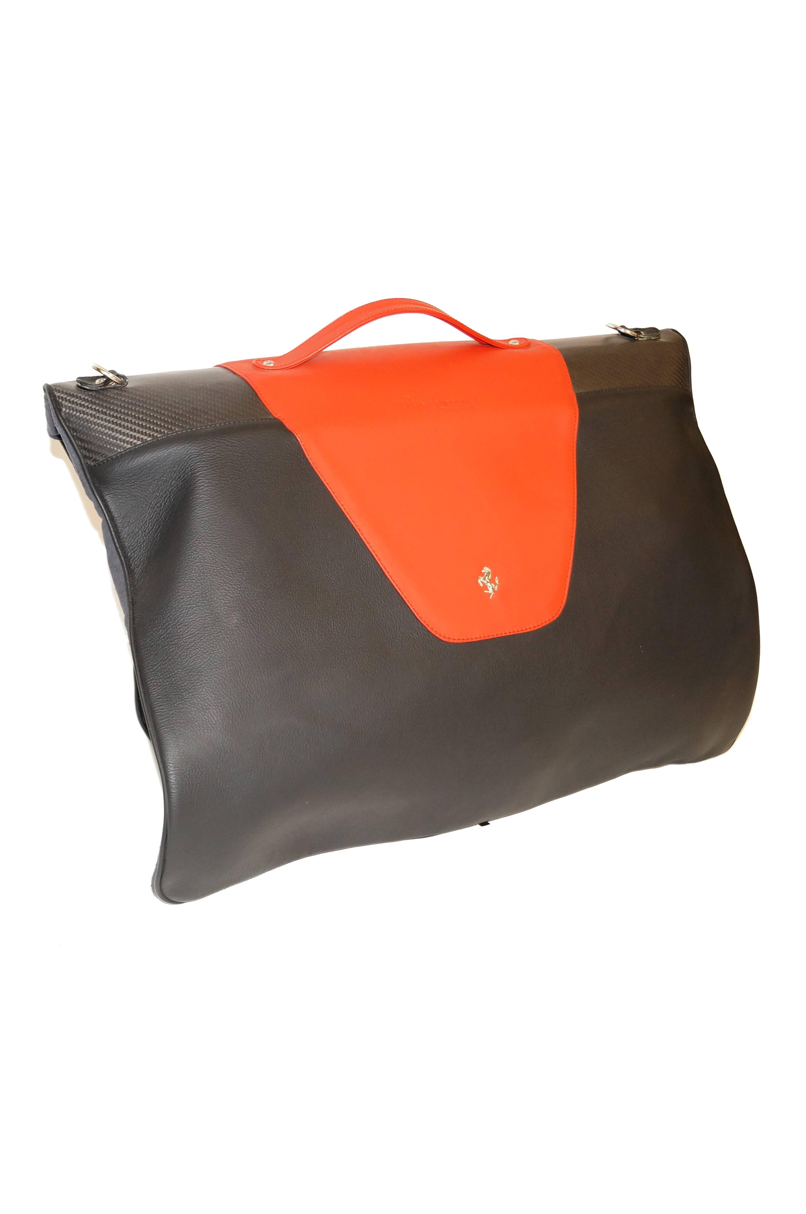Black 2004 Ferarri Enzo Luggage Suit Bag and Hand Bag Set