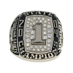 2004 Florida HS Baseball State Championship Ring, 10 Karat Gold Summit Christian