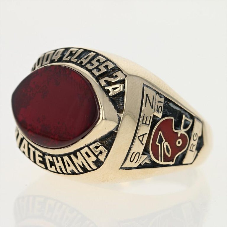 2004 Florida HS State Football Championship Ring 10k Gold Matthew Saez ...
